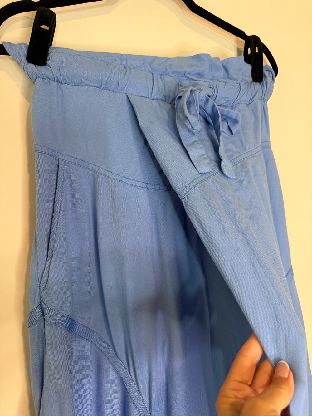 Free People Blue Harem-Style Bottoms - Picture 4 of 10